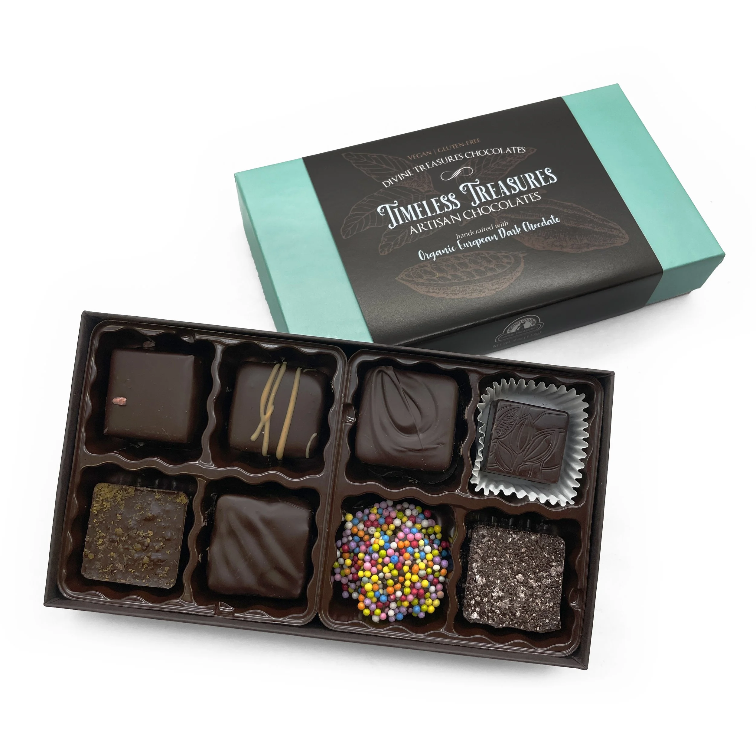 Poetic Treasures (15-Piece) — Divine Treasures Chocolates